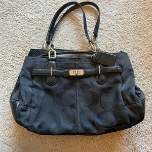 Coach Chelsea Black Signature Jayden Shoulder Bag